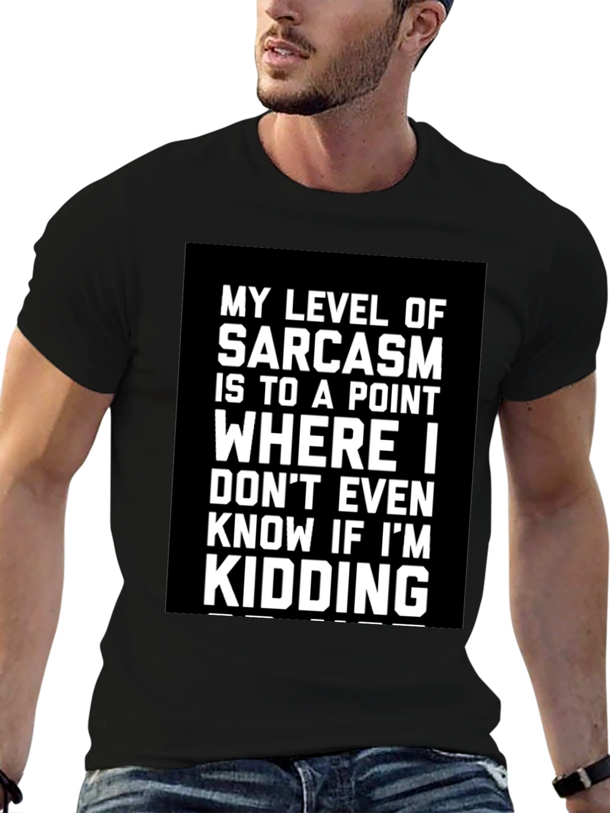 Sarcastic Humor T-Shirt: Kidding? Graphic Tee