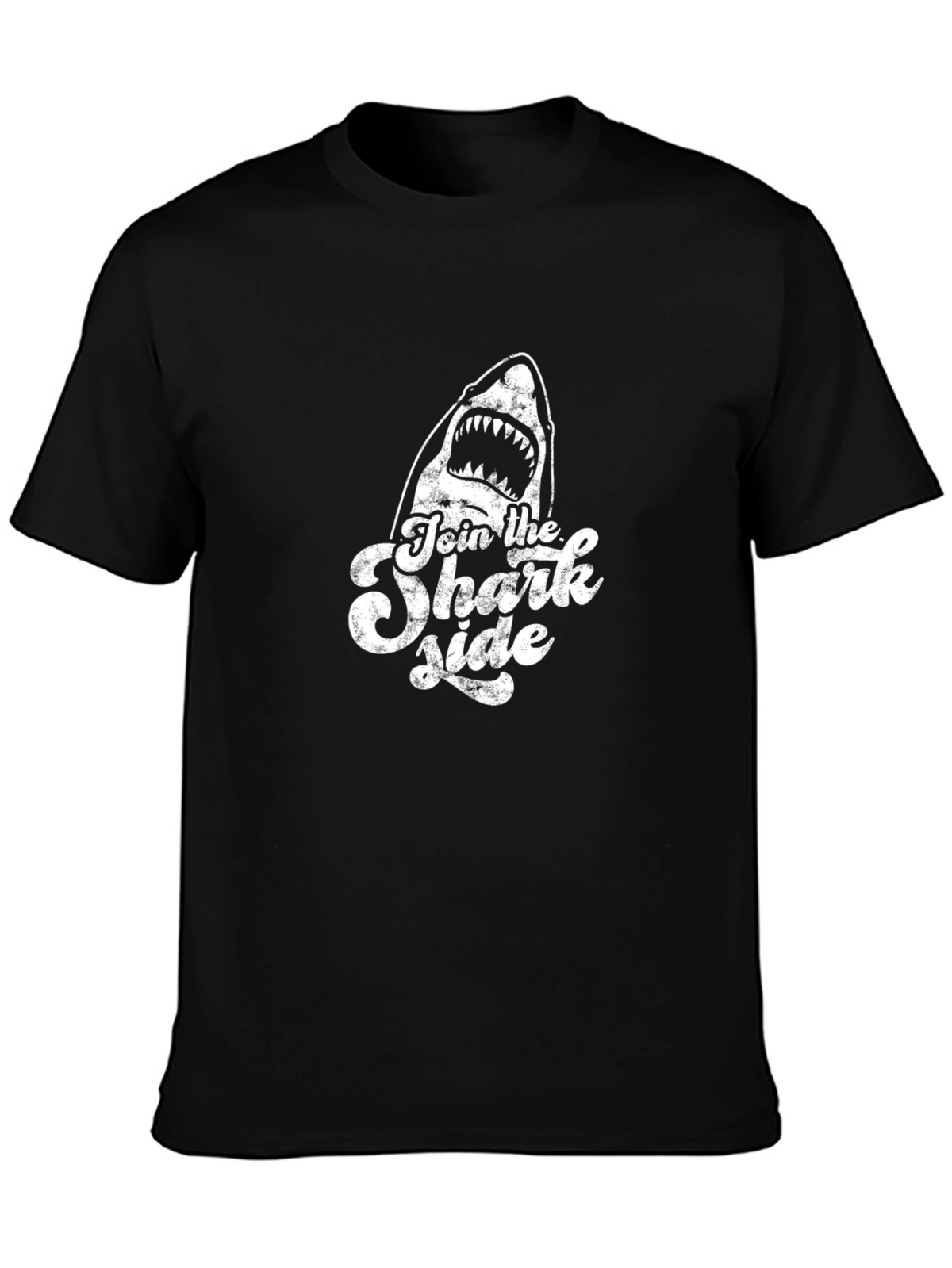 Join the Shark Side Mens Black T-Shirt