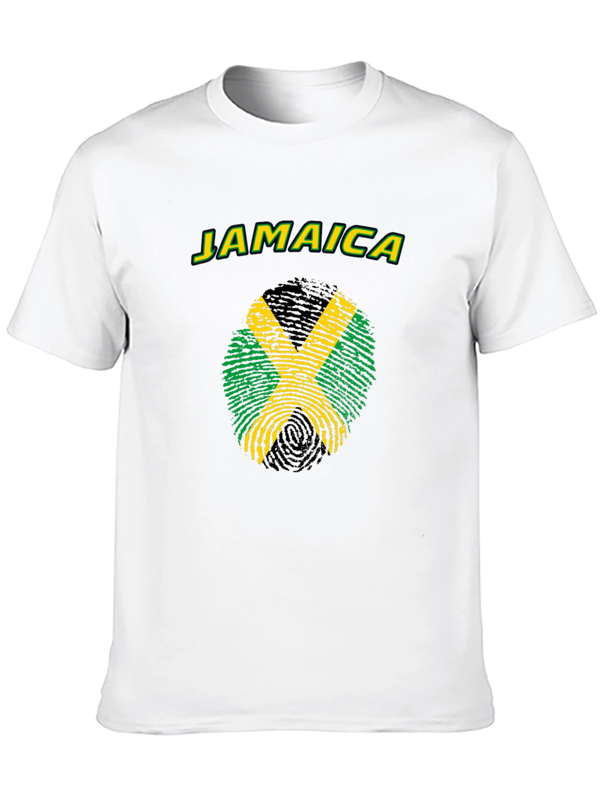 Jamaica Fingerprint Flag T-Shirt