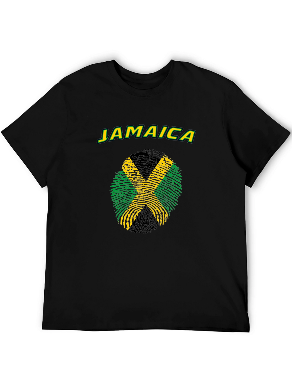 Jamaica Fingerprint Flag T-Shirt