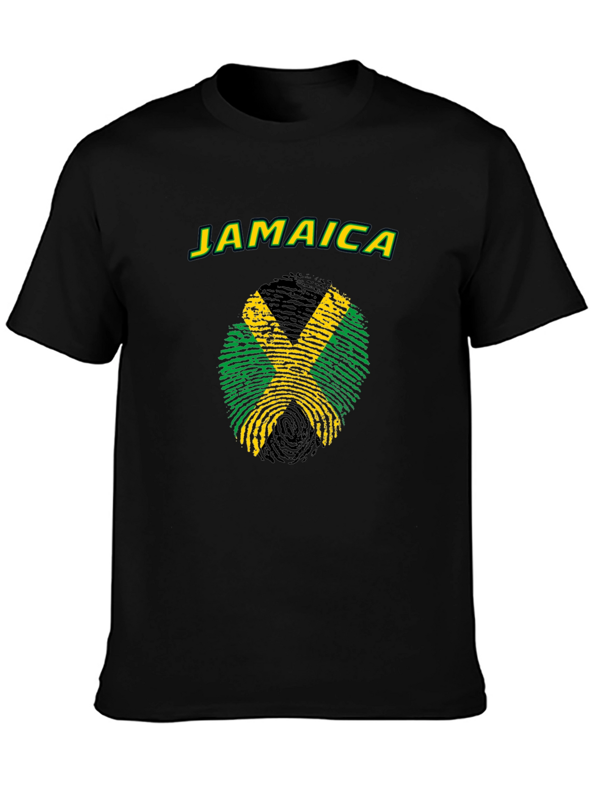 Jamaica Fingerprint Flag T-Shirt