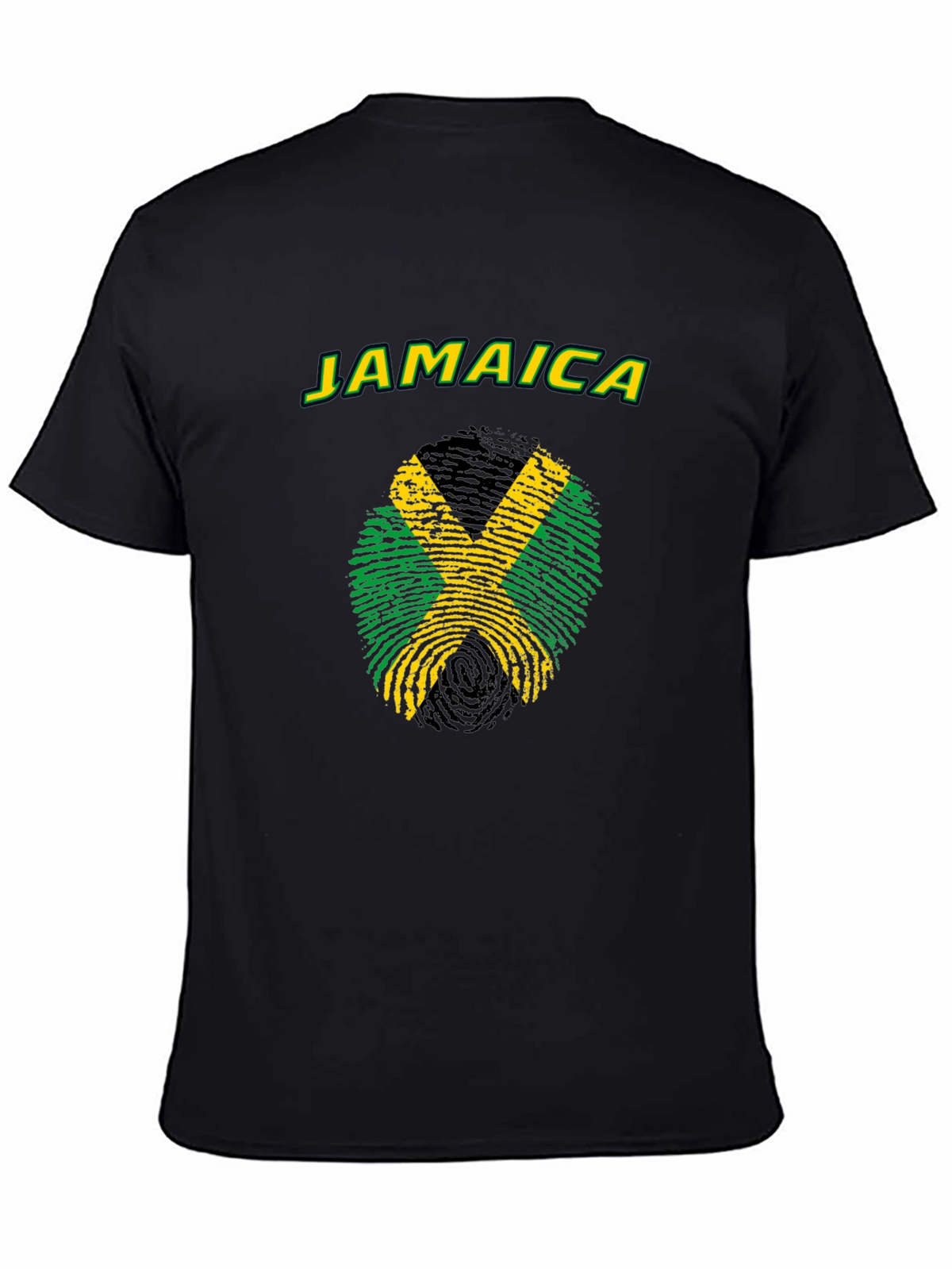 Jamaica Fingerprint Flag T-Shirt