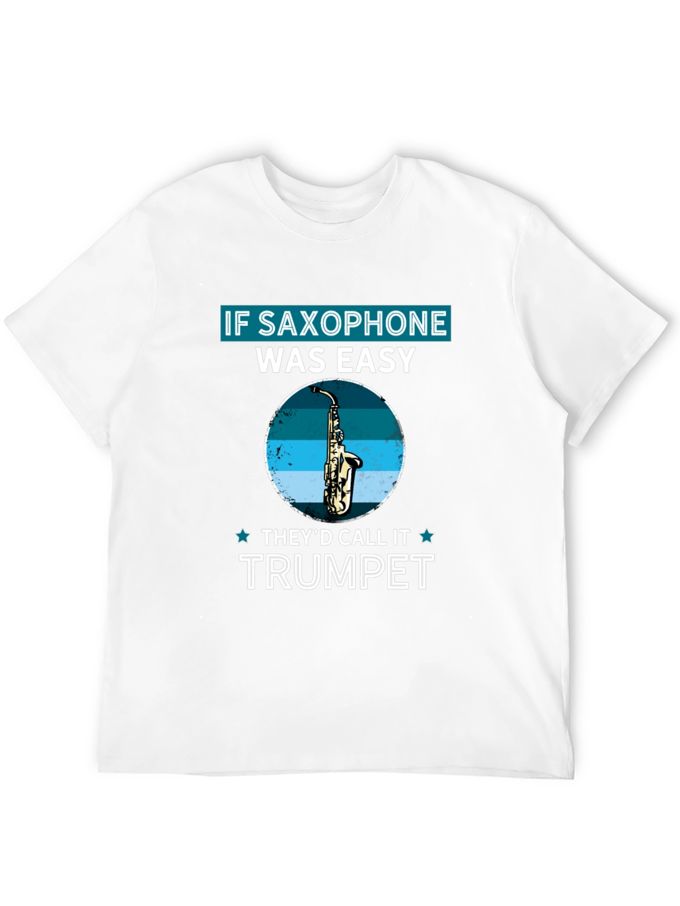 Saxophone vs Trumpet Graphic T-Shirt