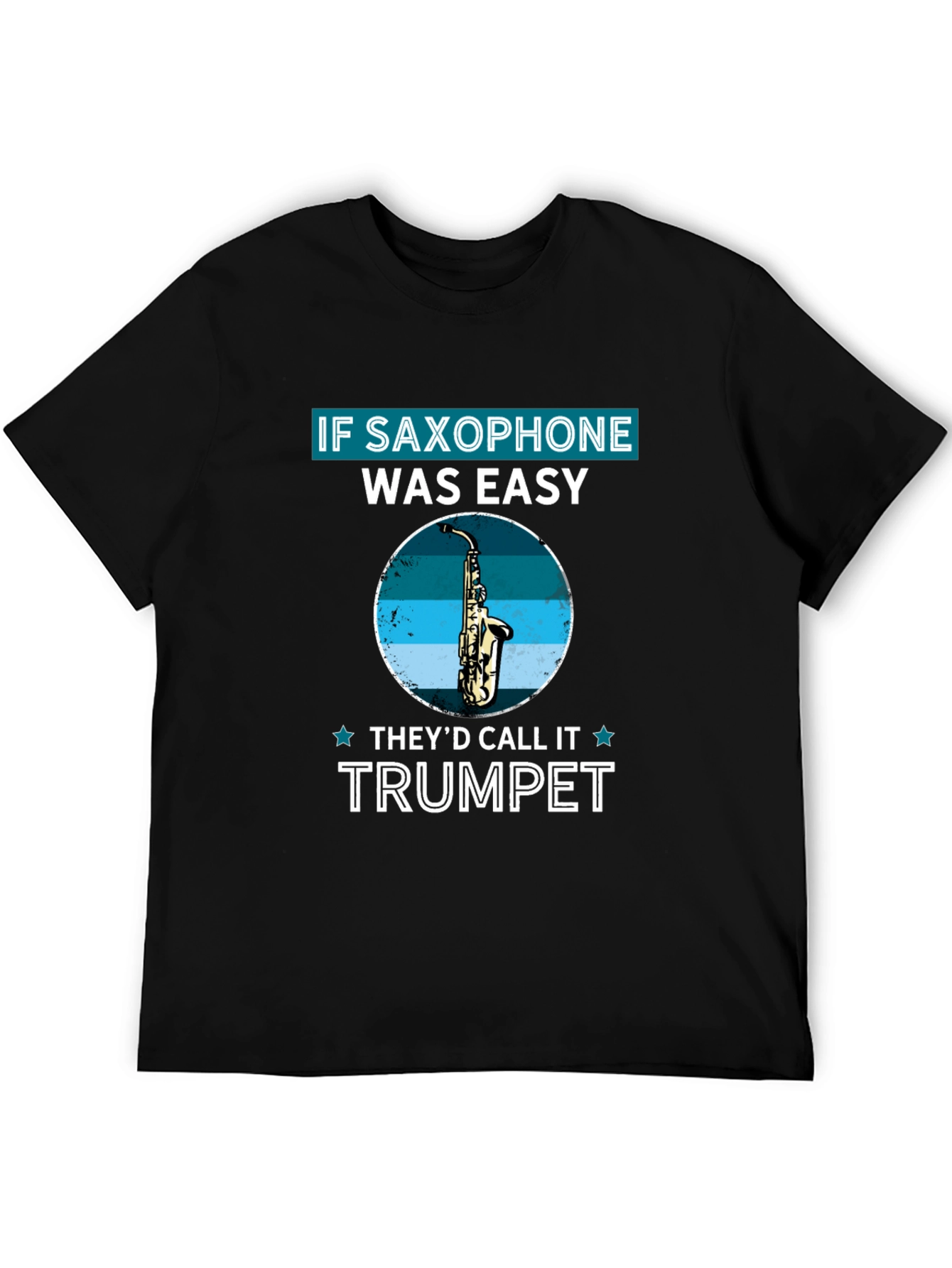 Saxophone vs Trumpet Graphic T-Shirt