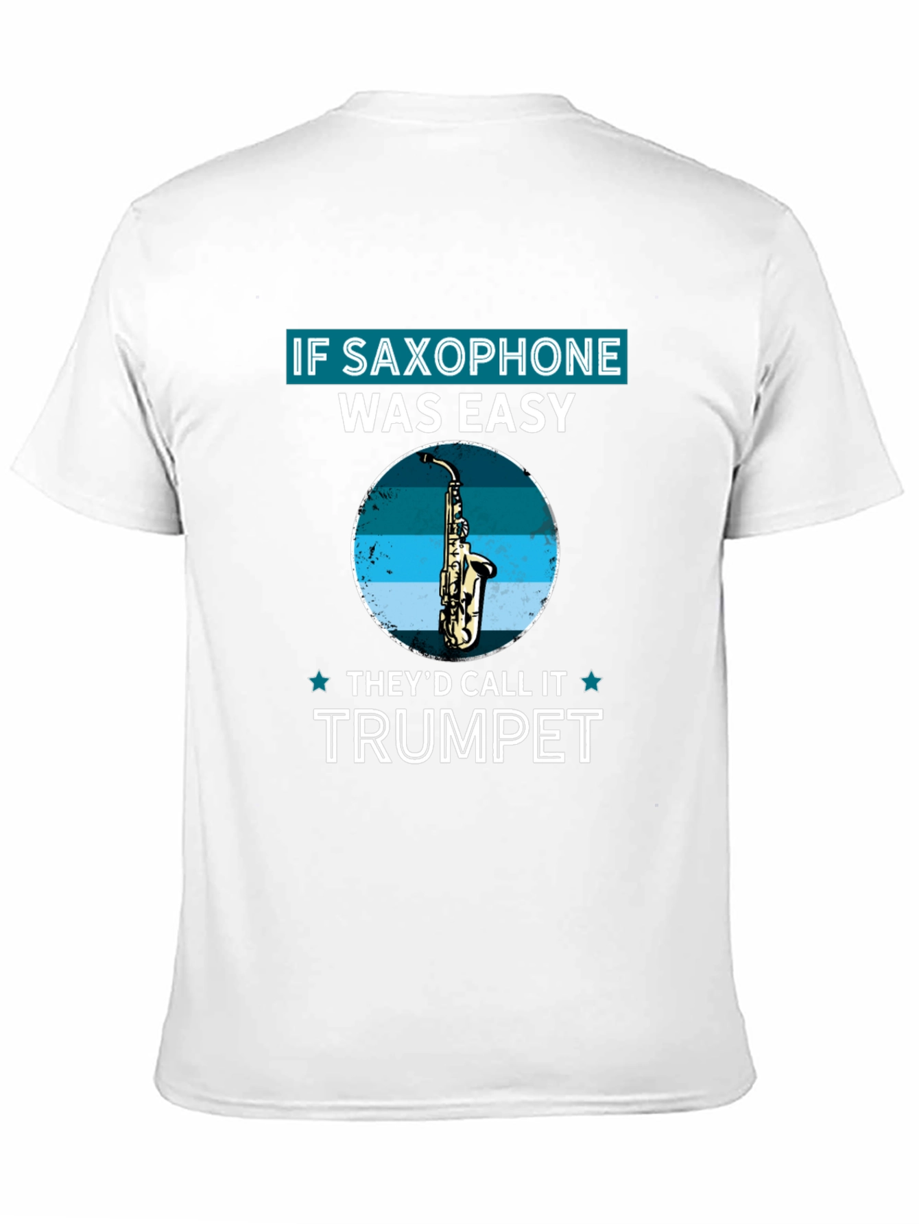 Saxophone vs Trumpet Graphic T-Shirt