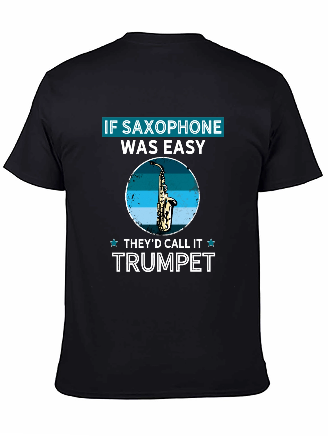 Saxophone vs Trumpet Graphic T-Shirt