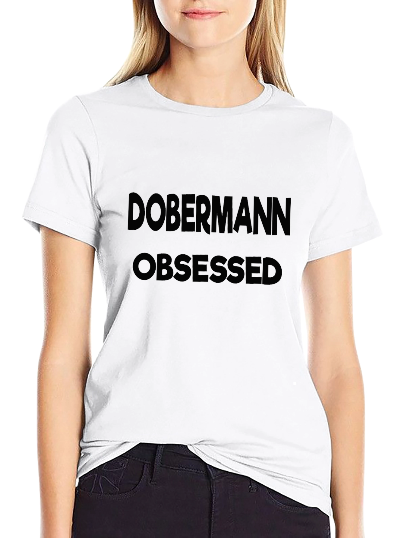 Doberman Obsessed T-Shirt - Black Graphic Tee