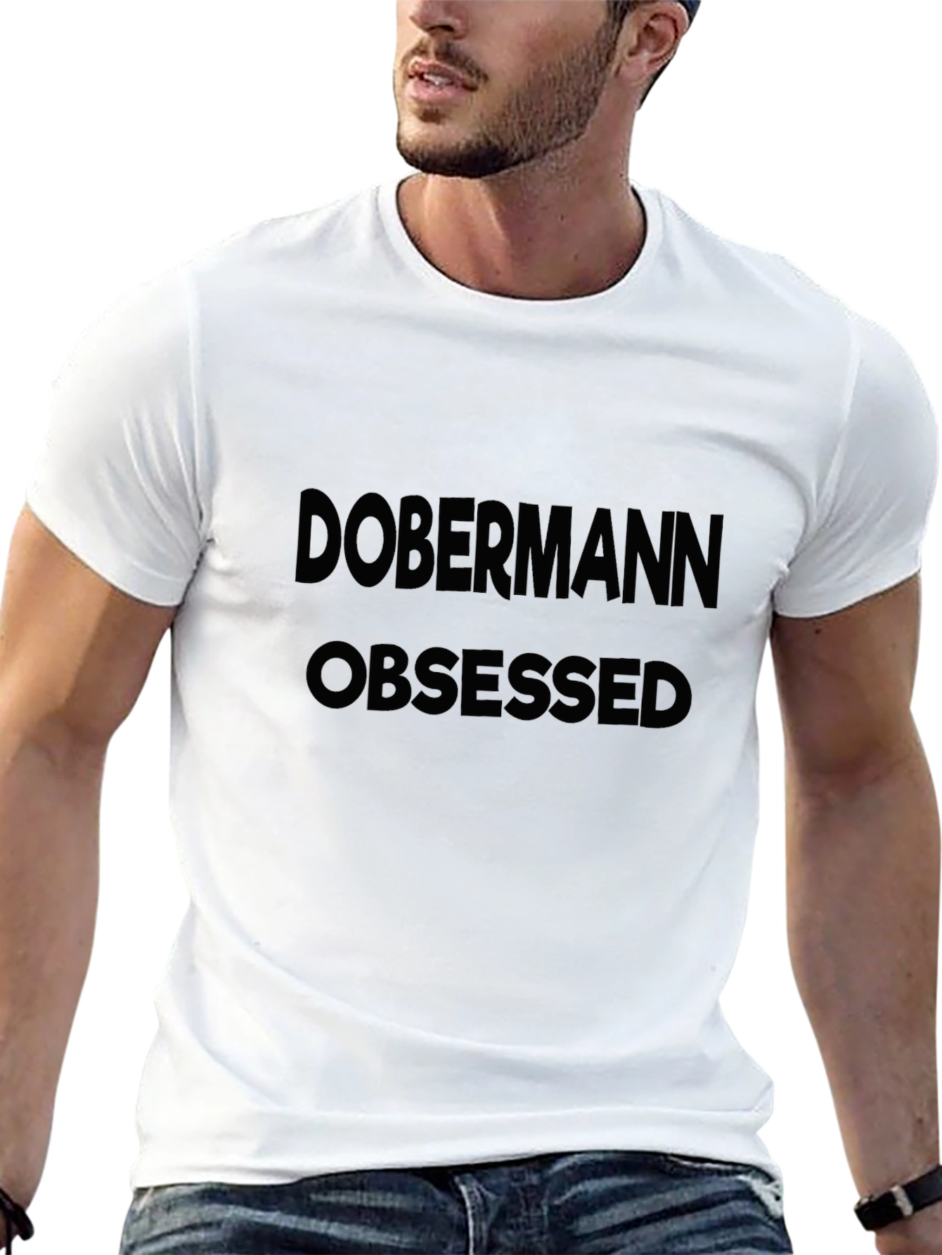 Doberman Obsessed T-Shirt - Black Graphic Tee