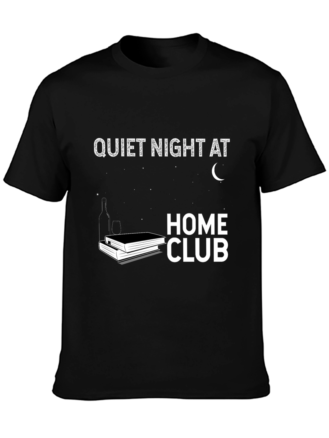 Quiet Night at Home Club Graphic T-Shirt