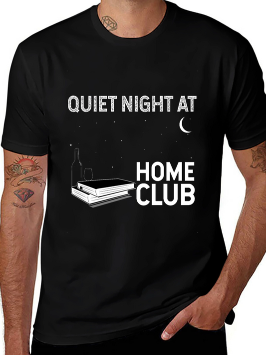 Quiet Night at Home Club Graphic T-Shirt