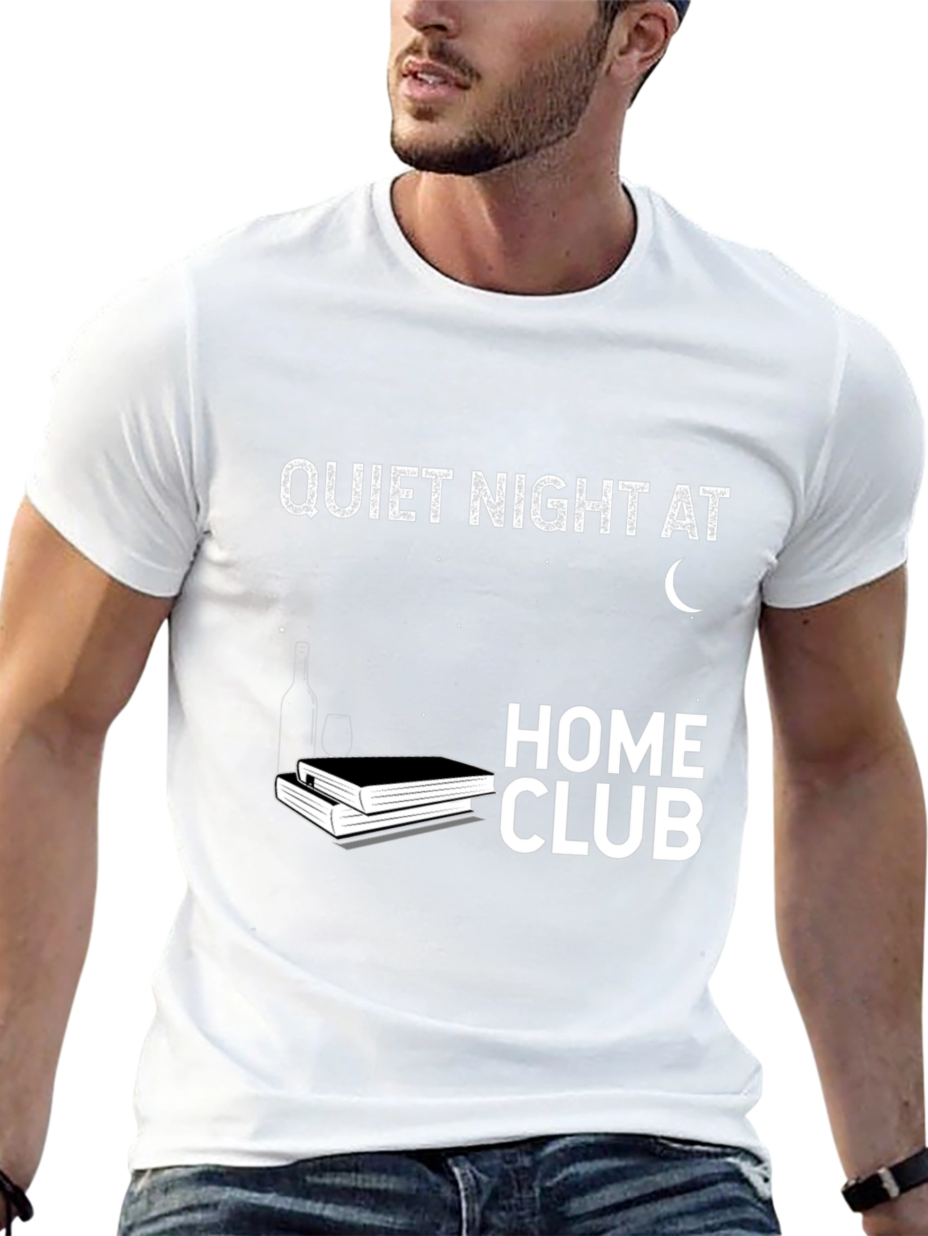 Quiet Night at Home Club Graphic T-Shirt