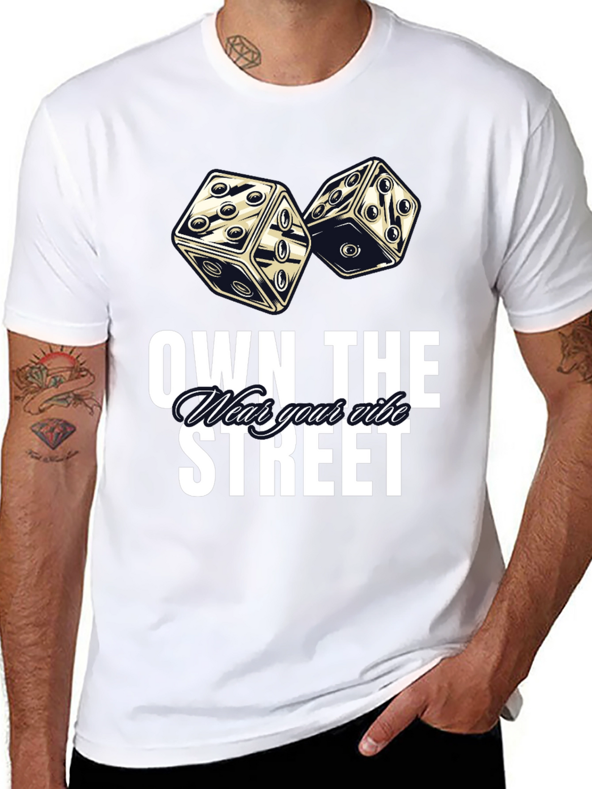 Own the Street Graphic Tee - Dice Design
