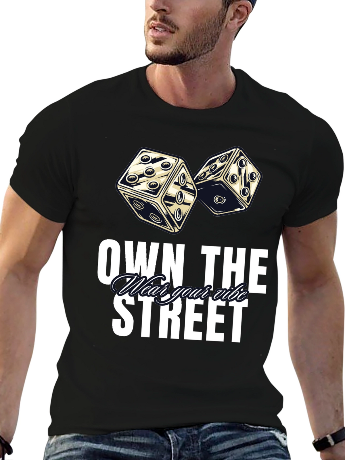 Own the Street Graphic Tee - Dice Design