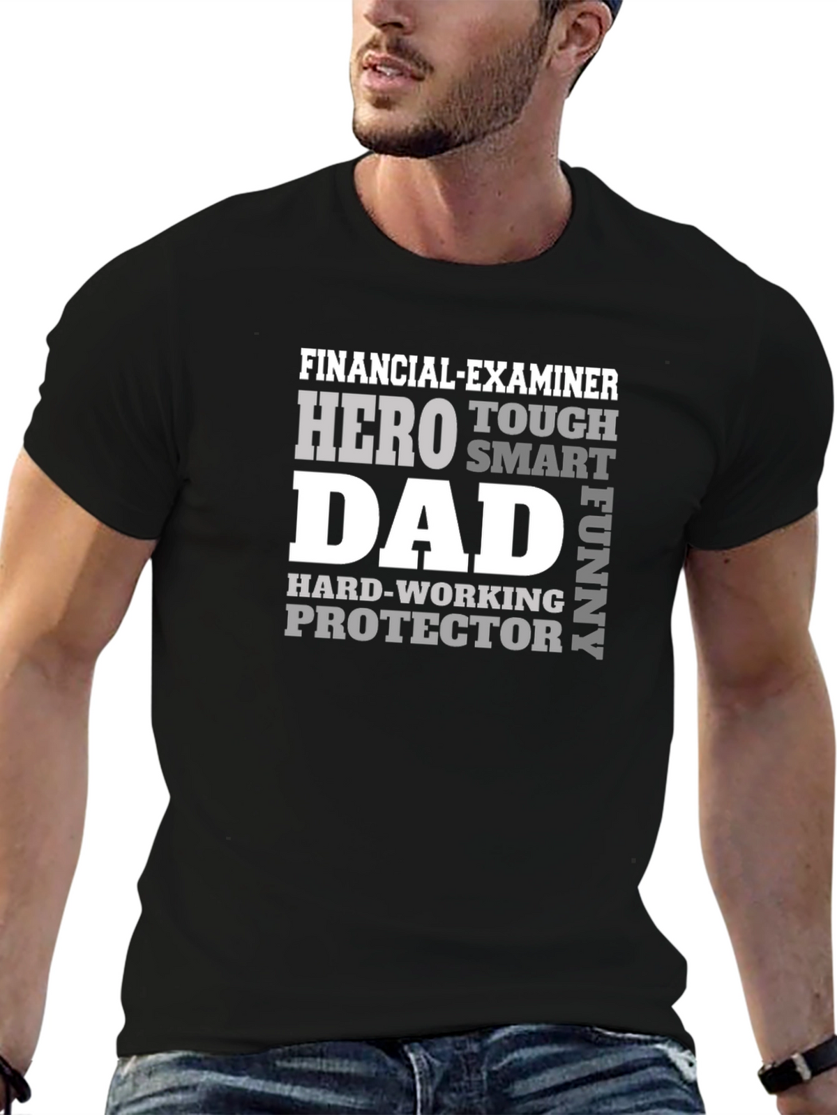 Financial Examiner Dad T-Shirt - Hero Smart Funny