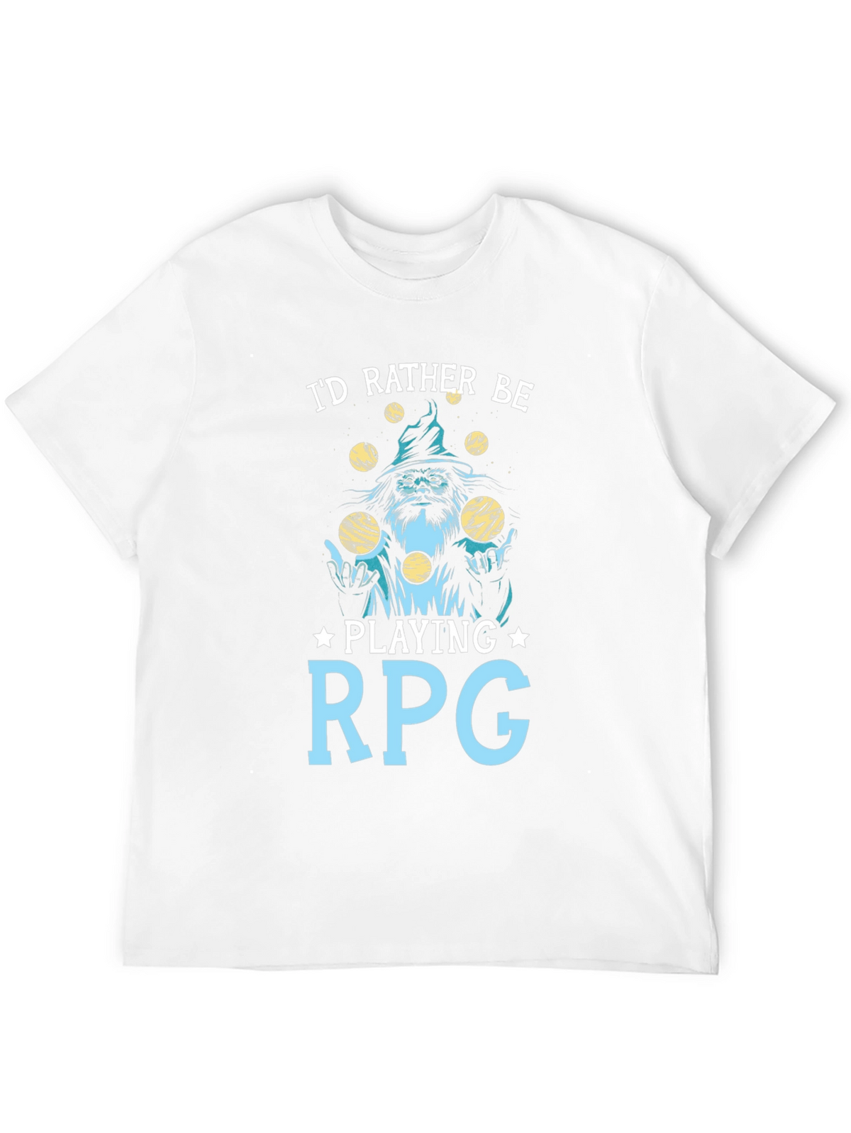 Id Rather Be Playing RPG T-Shirt - Black