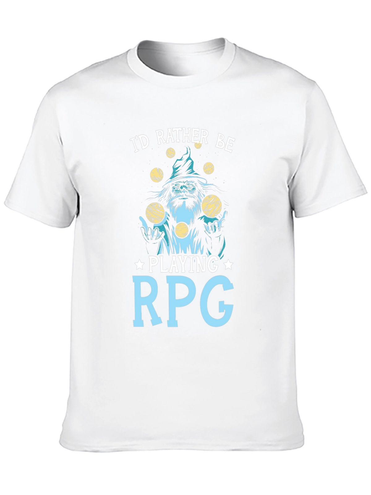 Id Rather Be Playing RPG T-Shirt - Black