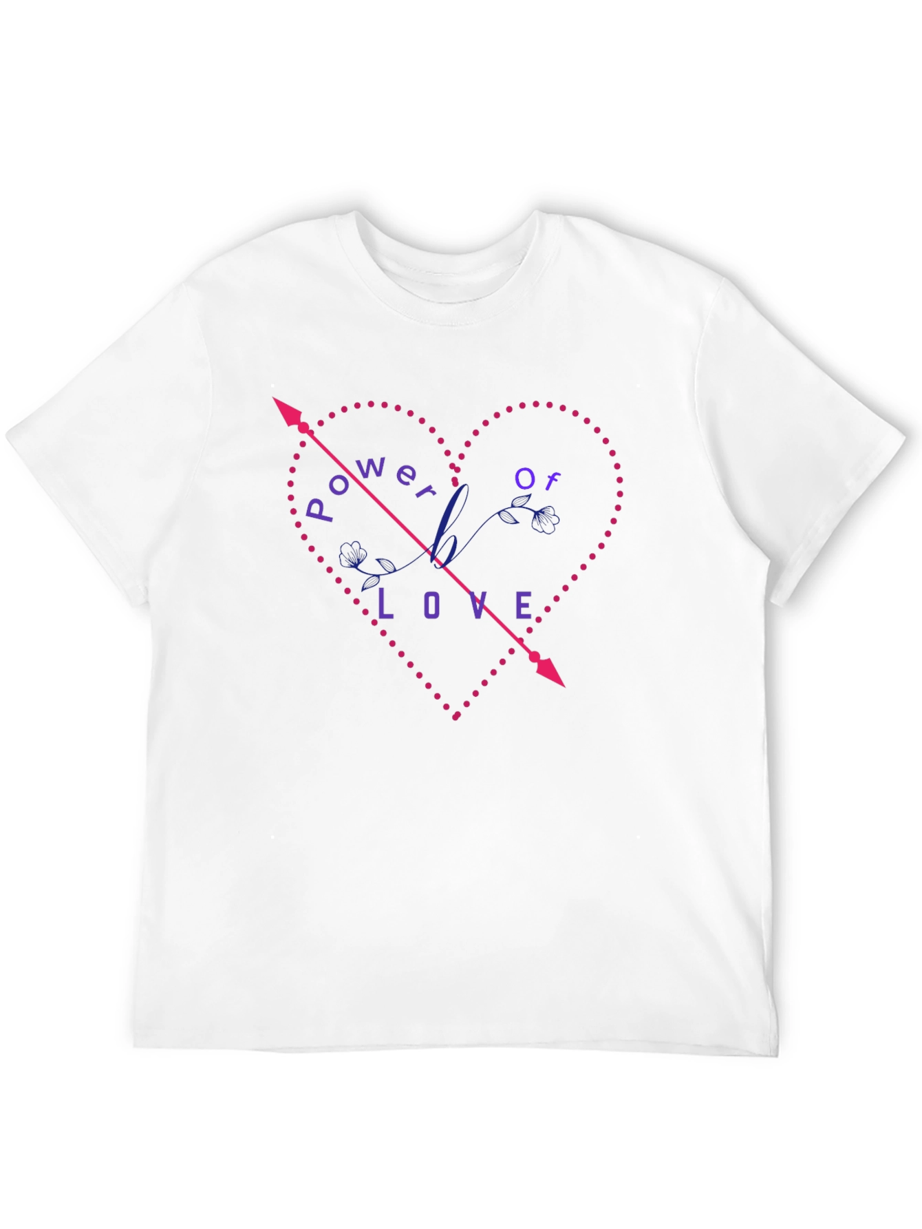 Power of Love Graphic Tee - Black