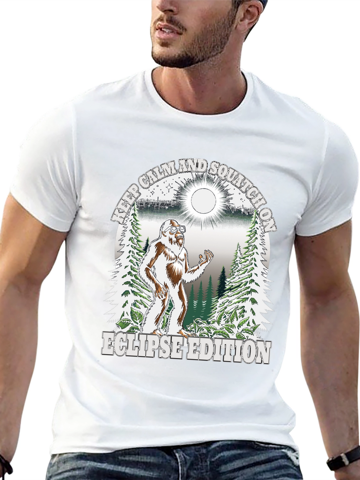 Keep Calm Squatch On Eclipse Edition T-Shirt