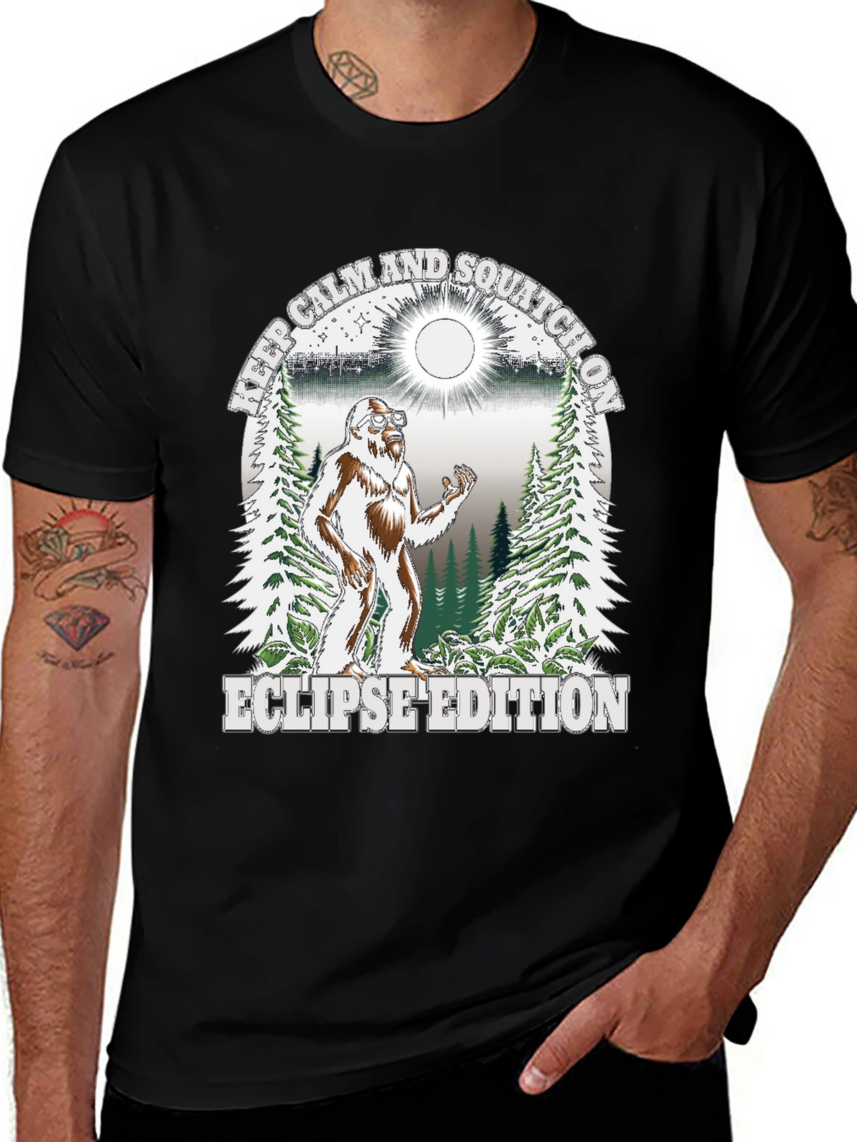 Keep Calm Squatch On Eclipse Edition T-Shirt