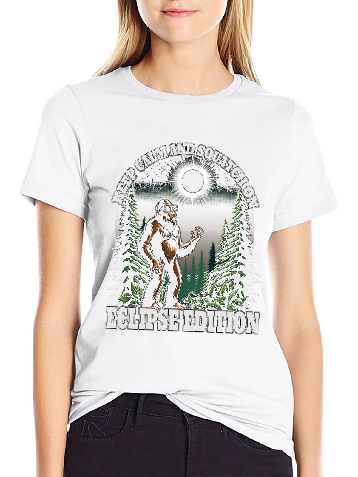 Keep Calm Squatch On Eclipse Edition T-Shirt