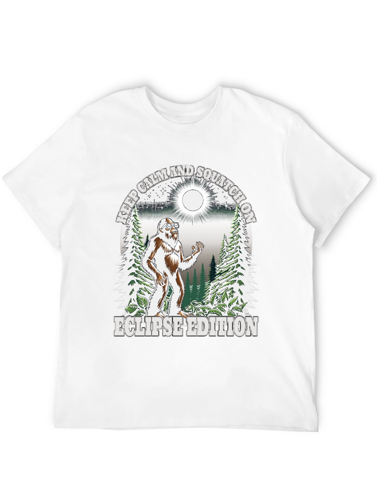 Keep Calm Squatch On Eclipse Edition T-Shirt