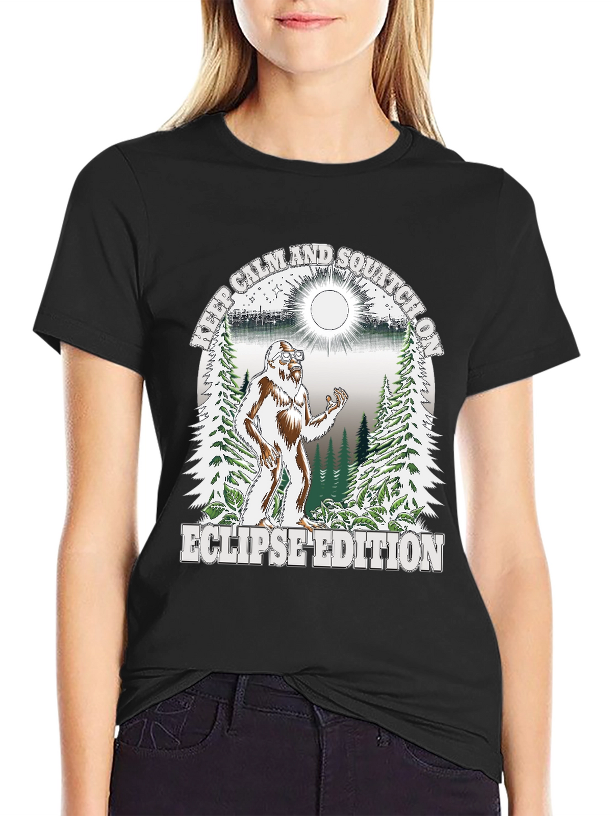 Keep Calm Squatch On Eclipse Edition T-Shirt