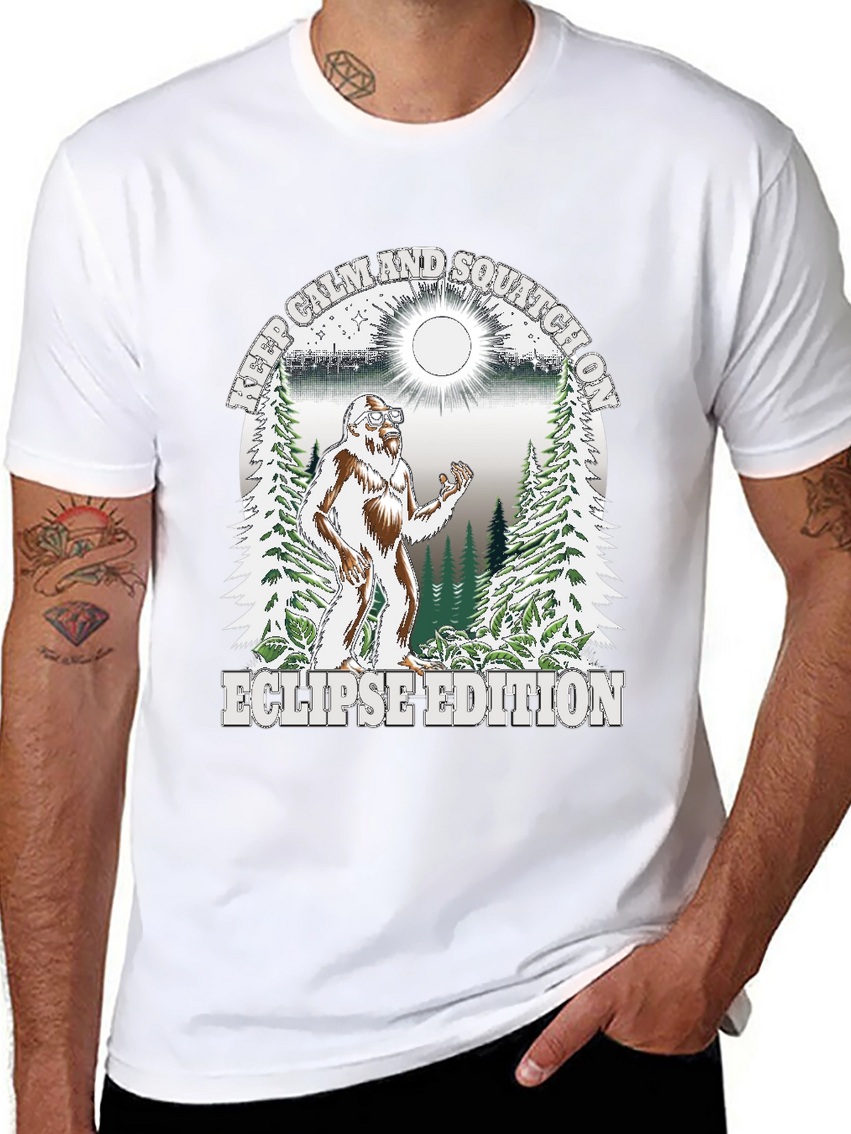 Keep Calm Squatch On Eclipse Edition T-Shirt
