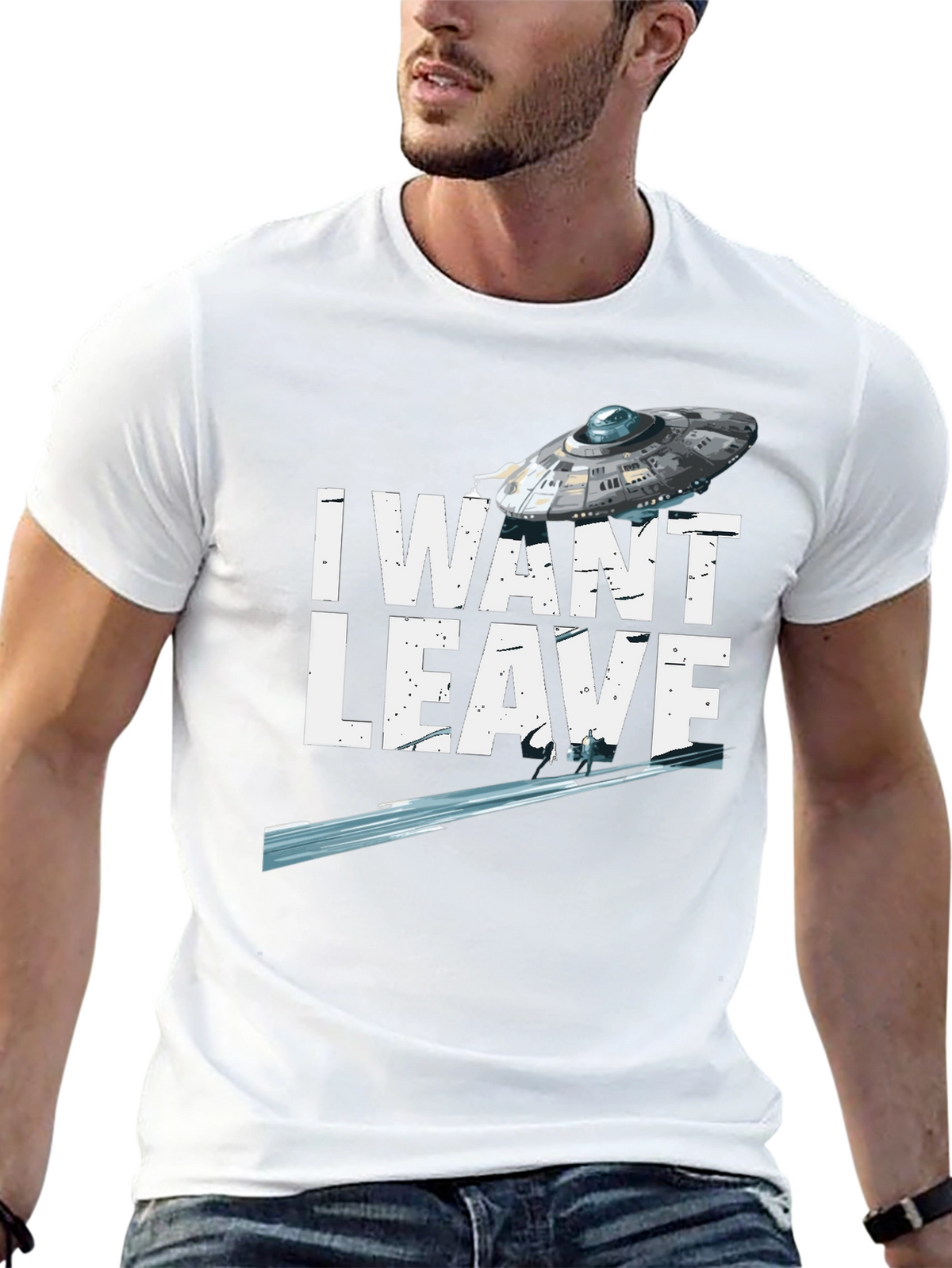 I Want to Leave UFO T-Shirt