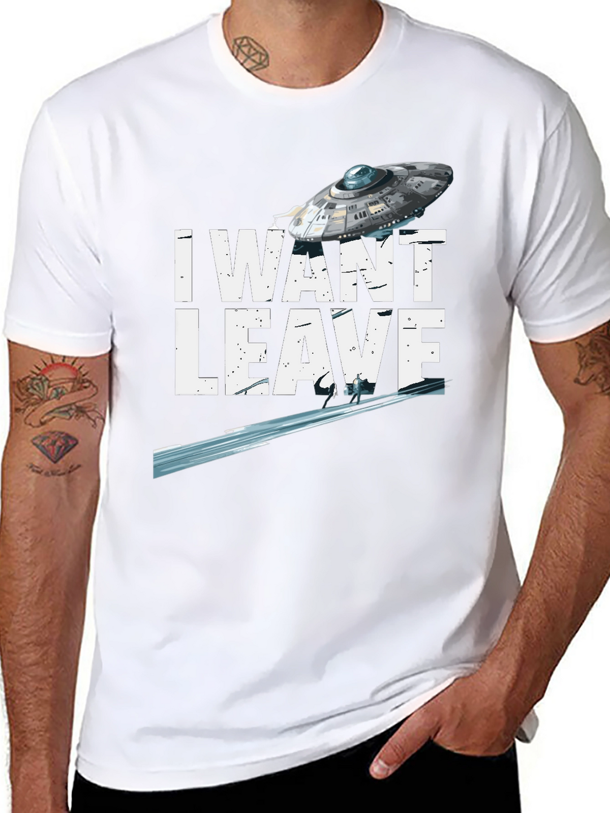 I Want to Leave UFO T-Shirt