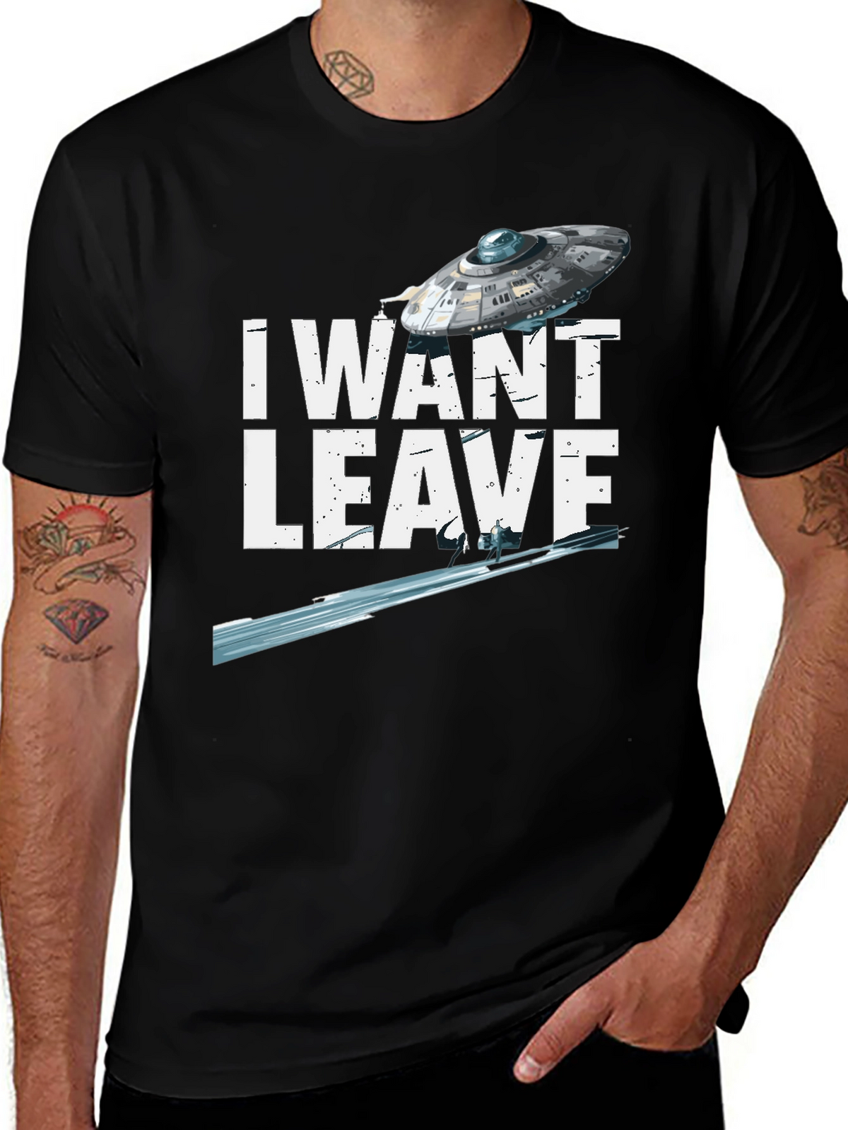 I Want to Leave UFO T-Shirt