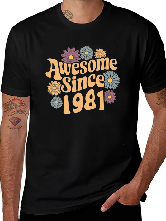 Awesome Since 1981 Graphic T-Shirt