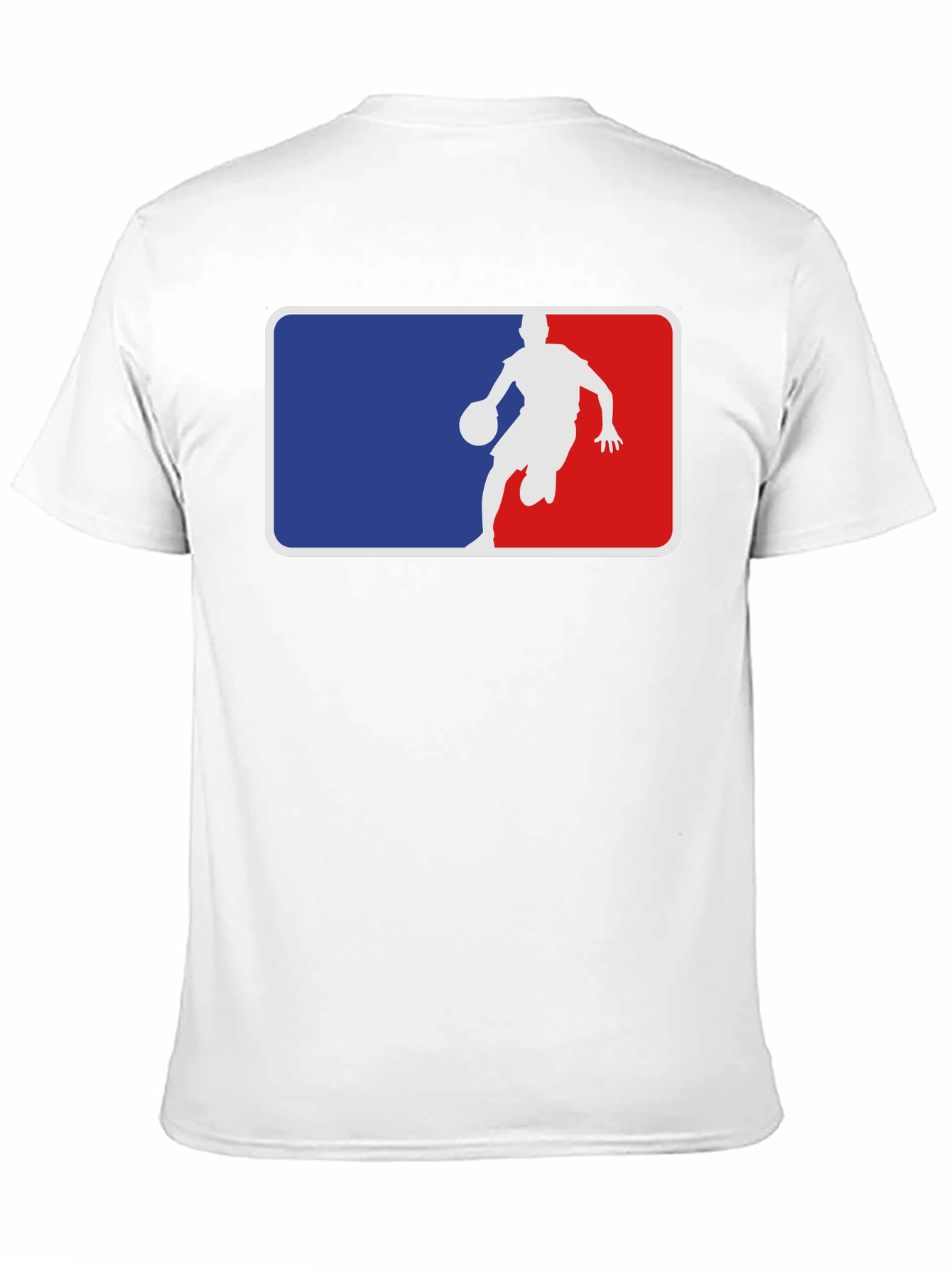 Basketball Player Logo Black T-Shirt