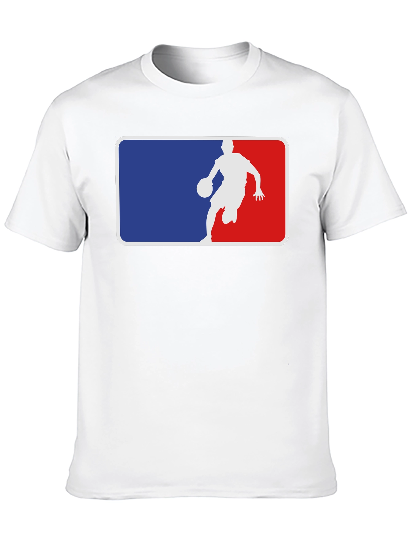 Basketball Player Logo Black T-Shirt