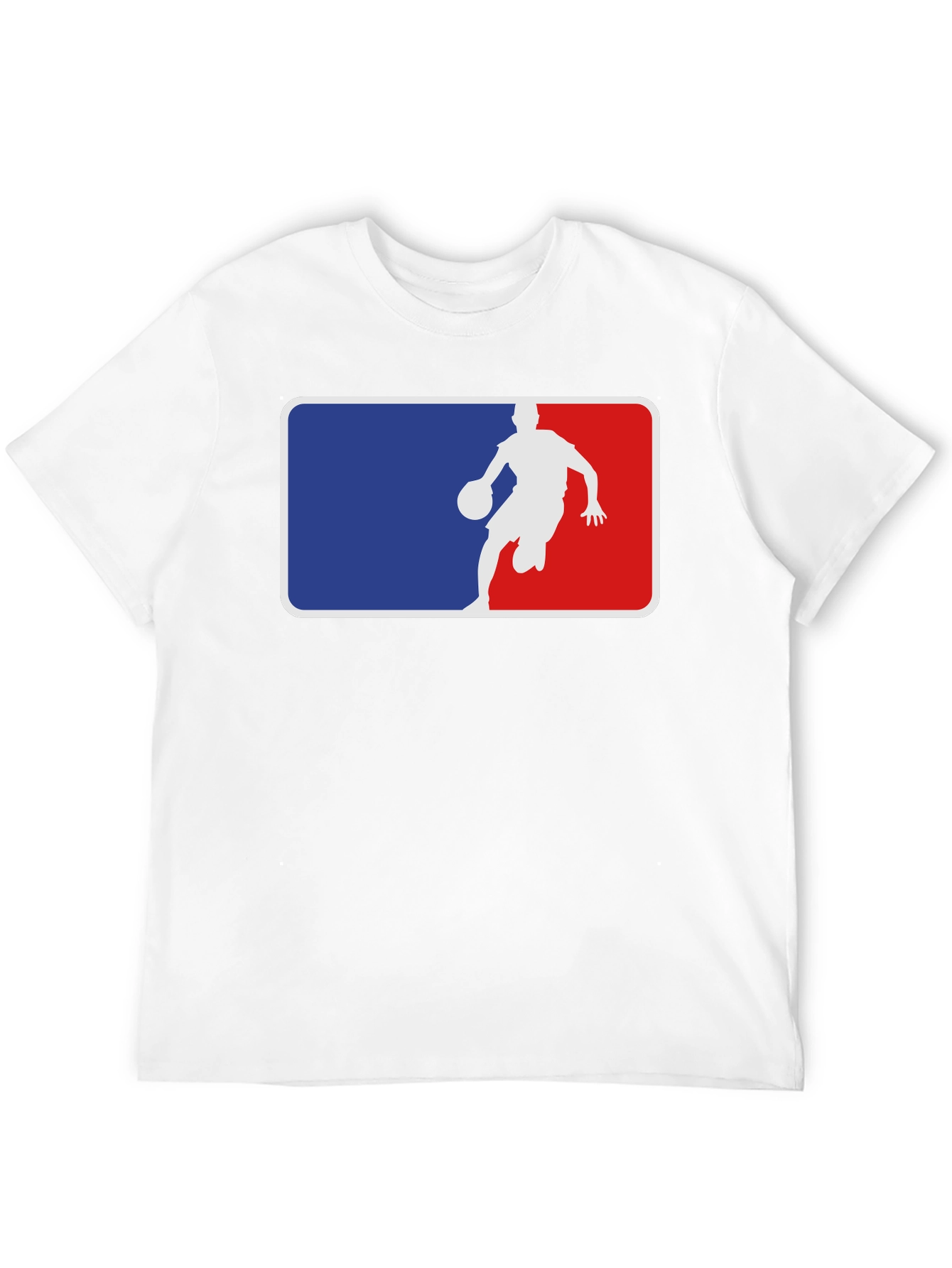 Basketball Player Logo Black T-Shirt