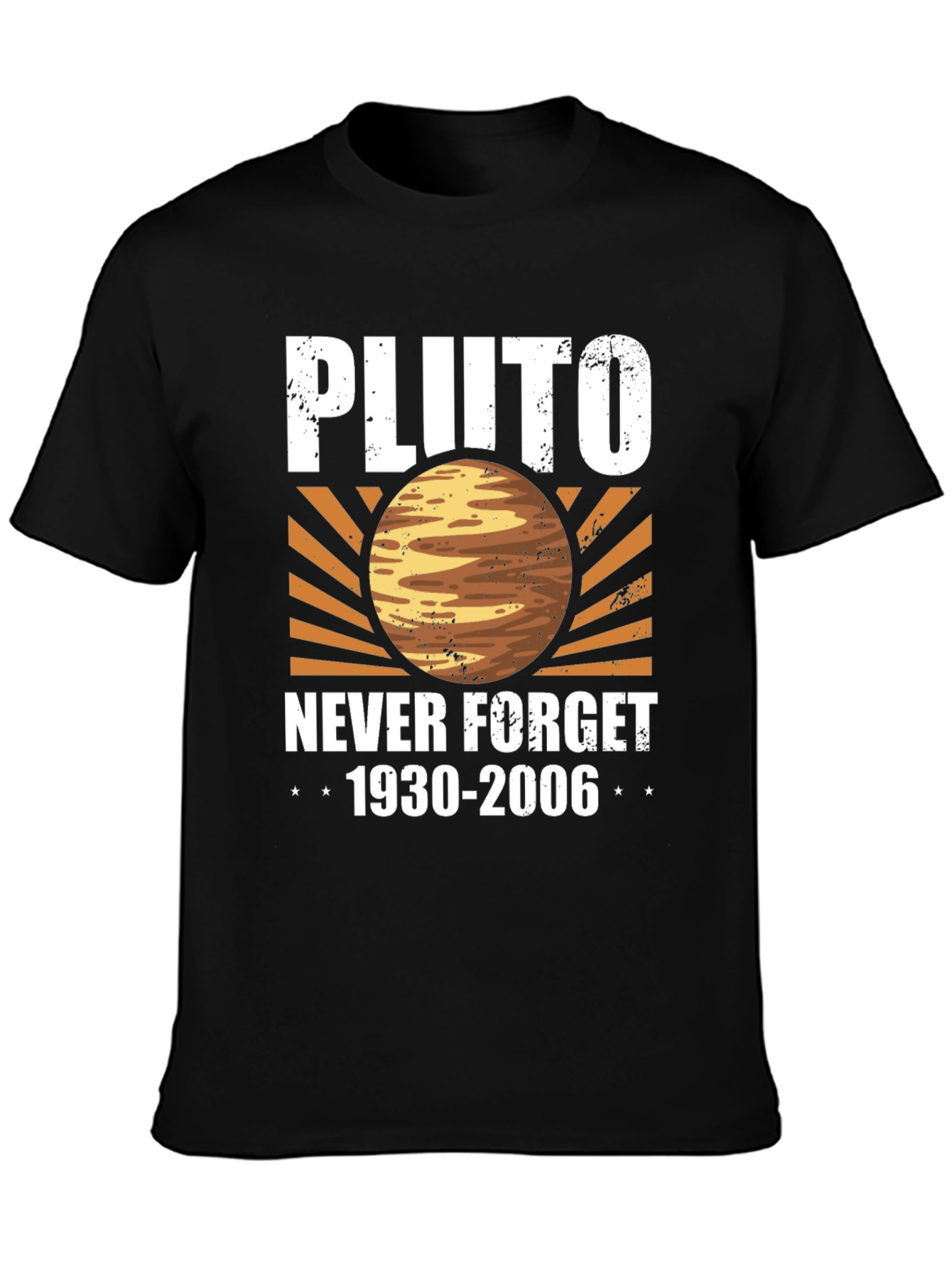 Pluto Never Forget T-Shirt - Retro Graphic Tee
