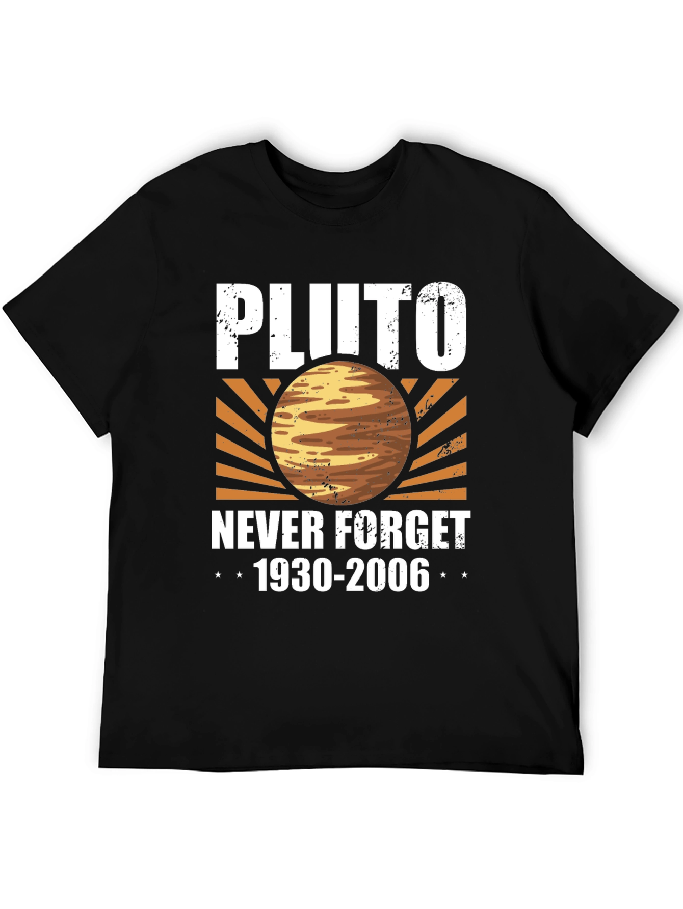 Pluto Never Forget T-Shirt - Retro Graphic Tee