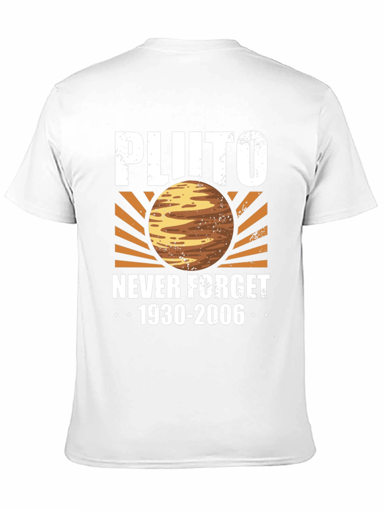 Pluto Never Forget T-Shirt - Retro Graphic Tee