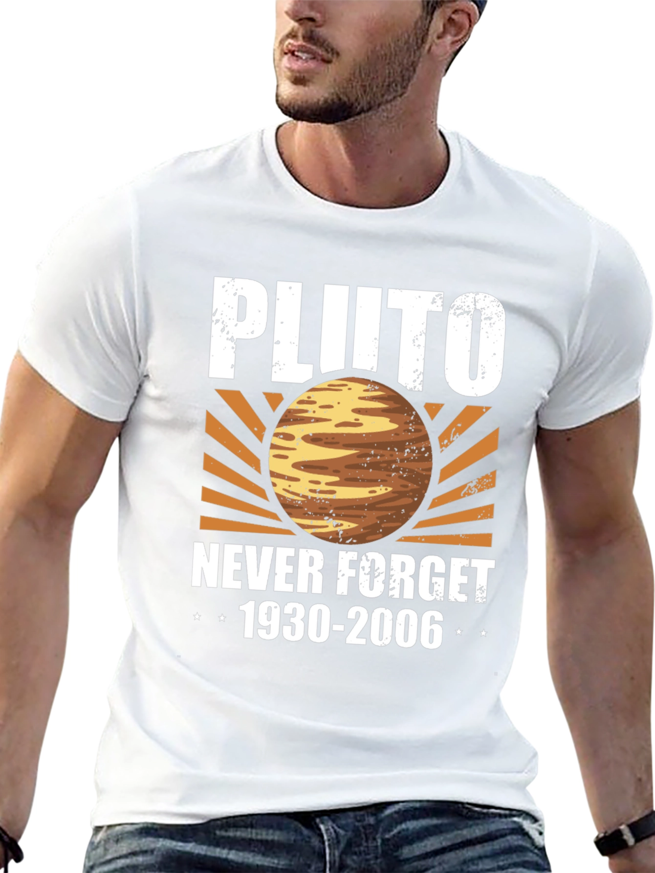 Pluto Never Forget T-Shirt - Retro Graphic Tee