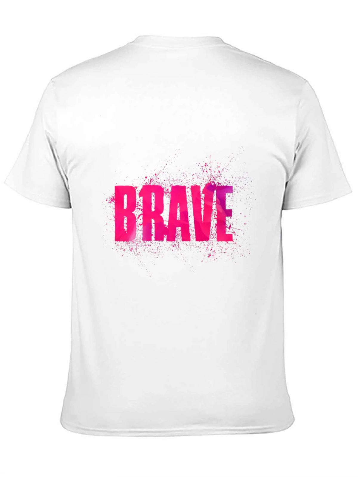 Brave Graphic Print Black T-Shirt