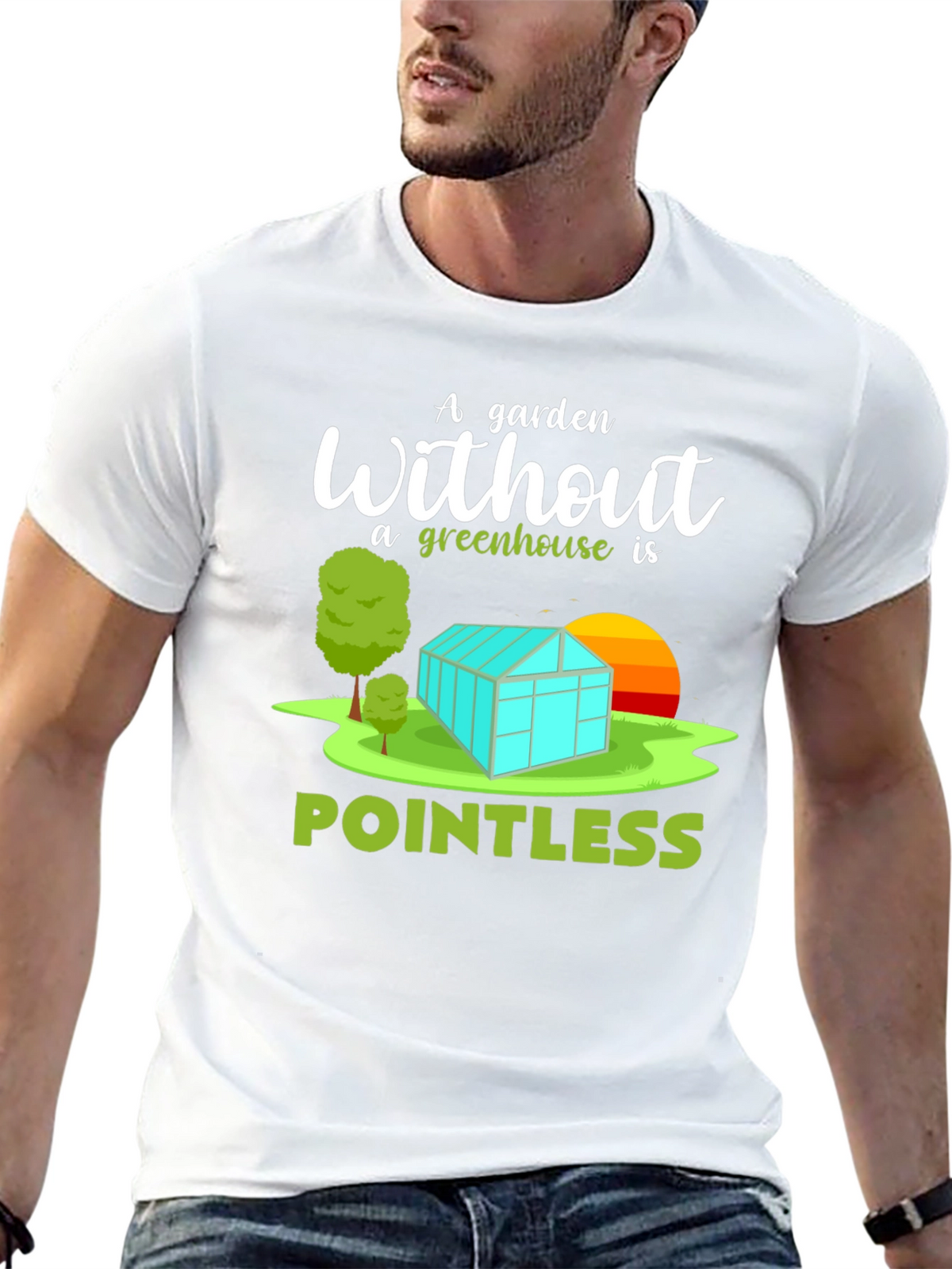 Gardening T-Shirt - Greenhouse Lover Tee