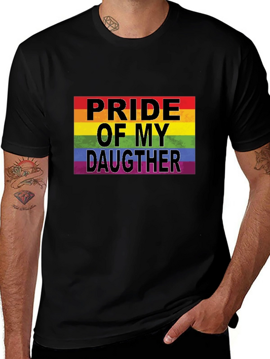 Pride of My Daughter LGBT Rainbow T-Shirt