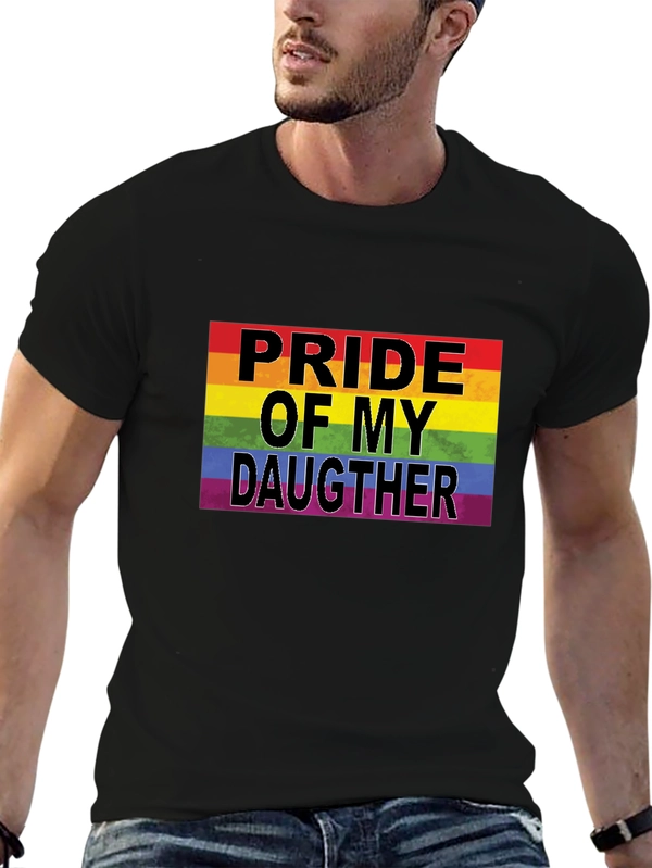 Pride of My Daughter LGBT Rainbow T-Shirt