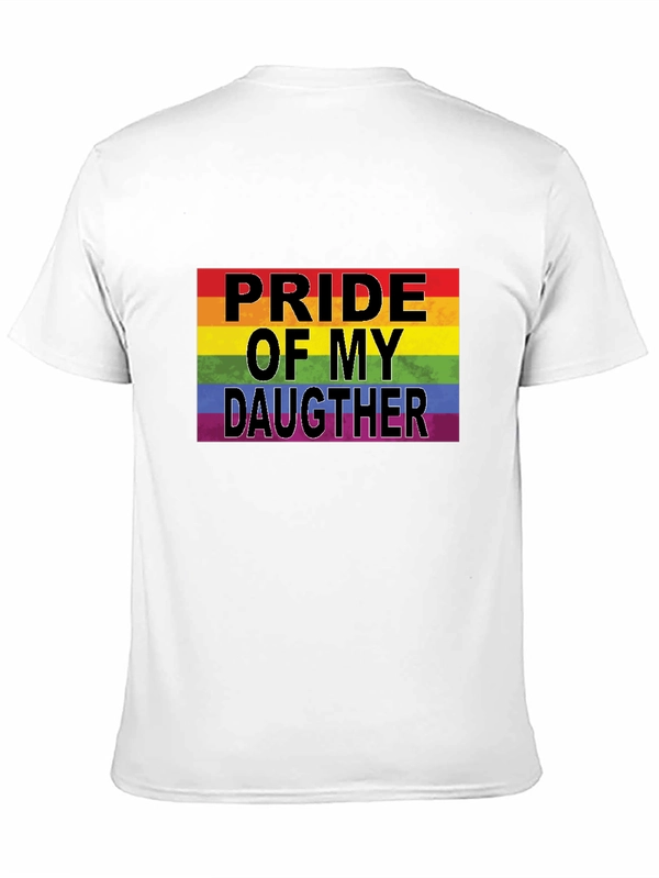 Pride of My Daughter LGBT Rainbow T-Shirt