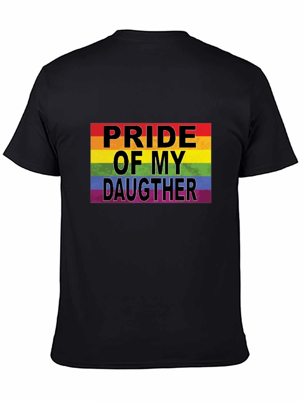 Pride of My Daughter LGBT Rainbow T-Shirt