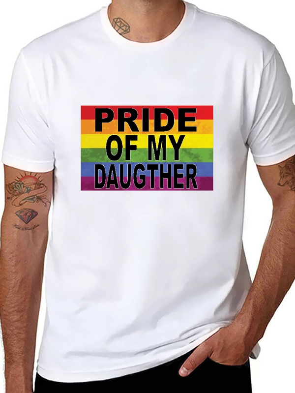 Pride of My Daughter LGBT Rainbow T-Shirt