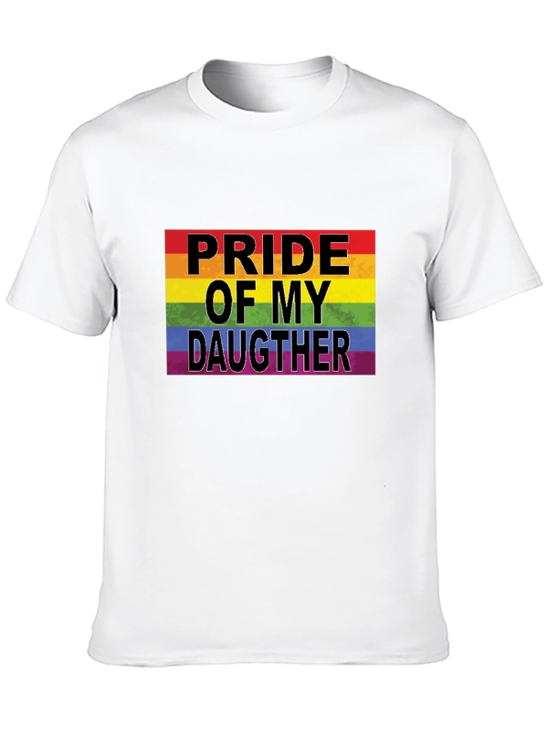 Pride of My Daughter LGBT Rainbow T-Shirt