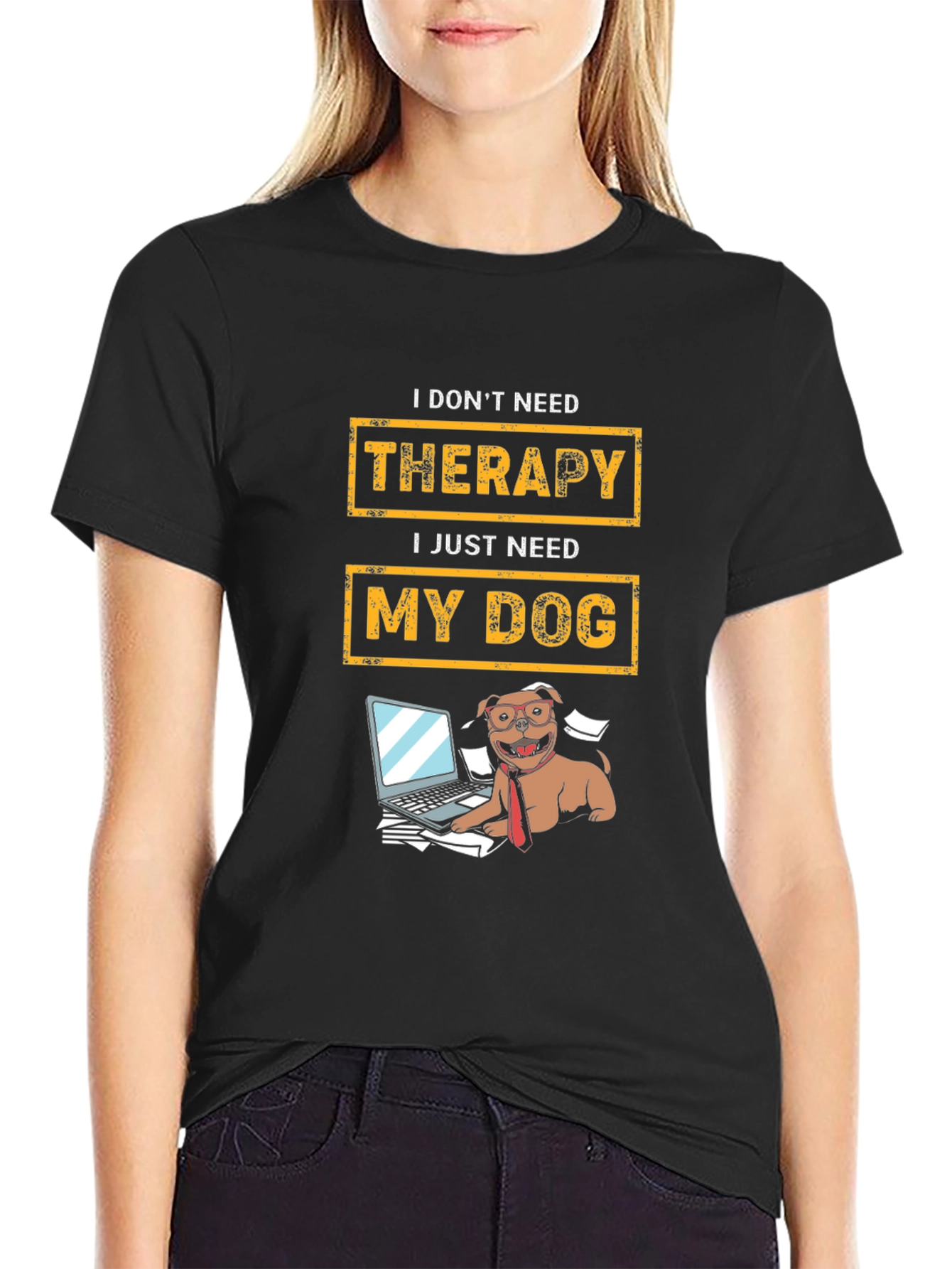 Therapy Dog T-Shirt - Funny Pet Lover Tee