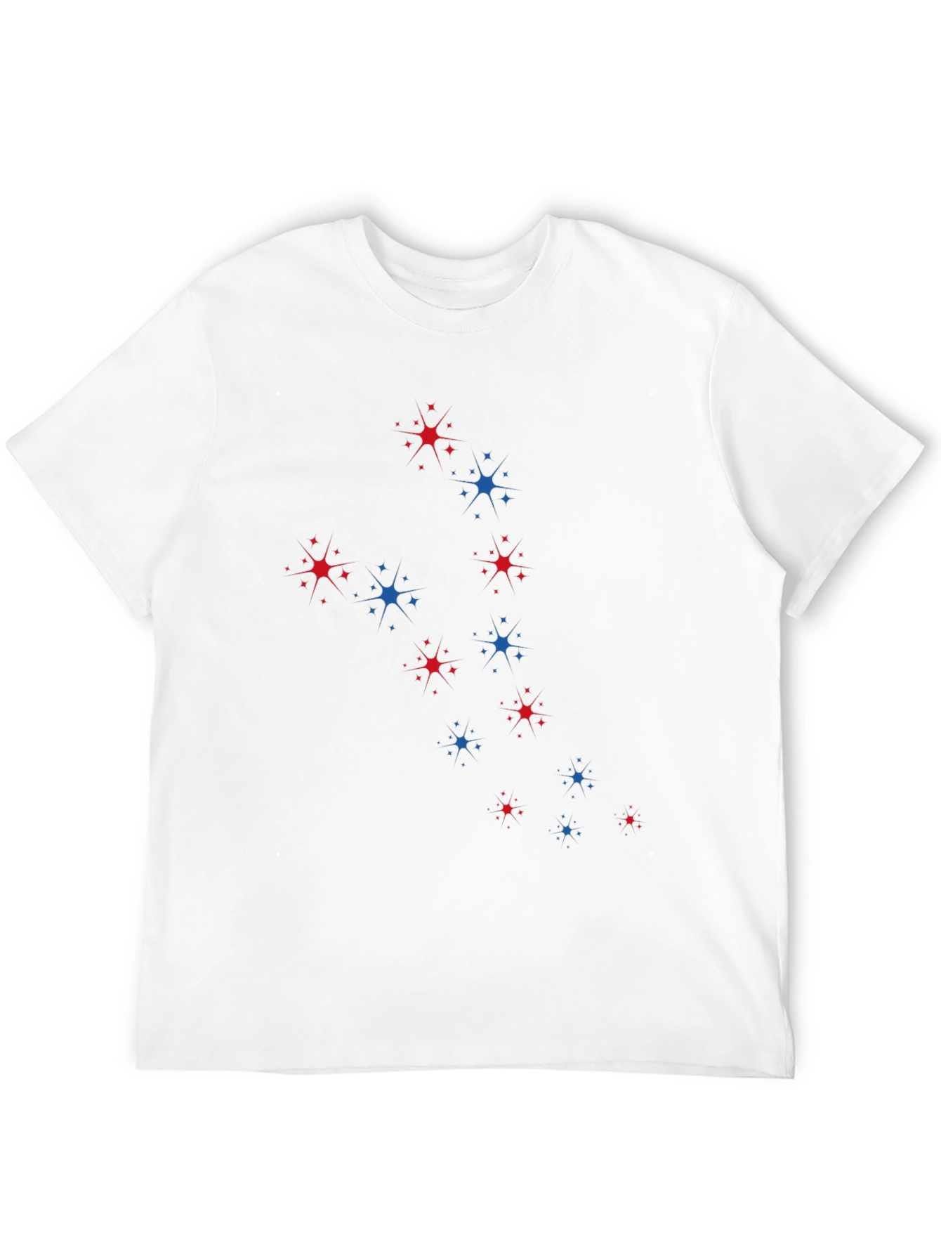 Stars & Sparkle Mens Black T-Shirt