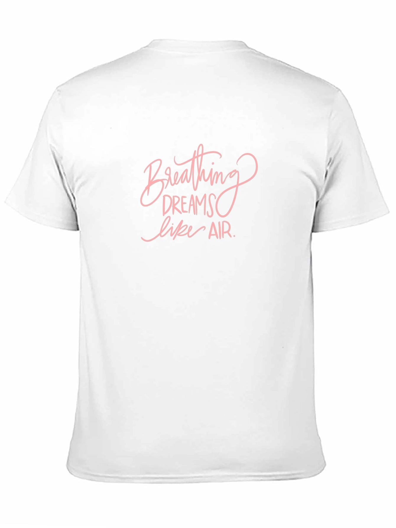 Breathing Dreams Like Air Black Graphic T-Shirt