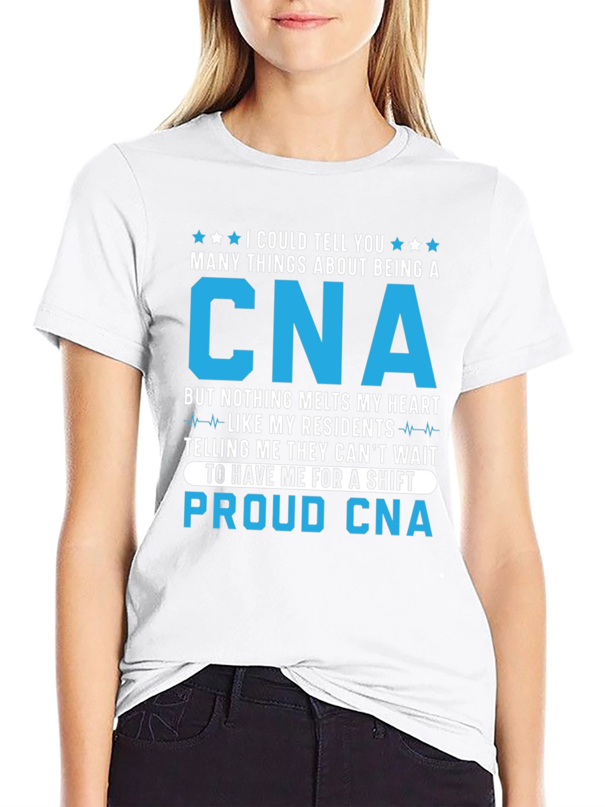 Proud CNA T-Shirt for Caregivers